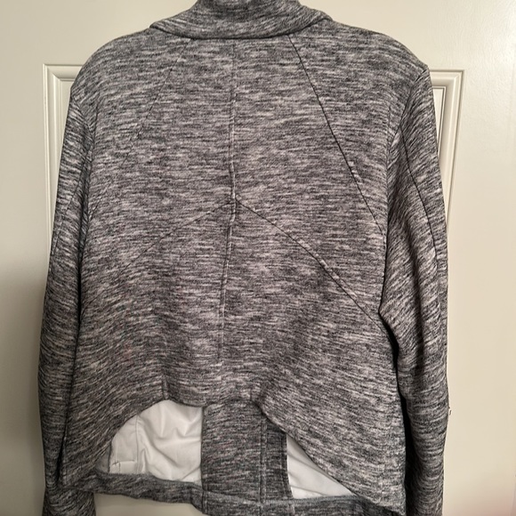 CAbi Ponte Military Button Down Grey Jacket Size Large - Picture 4 of 5